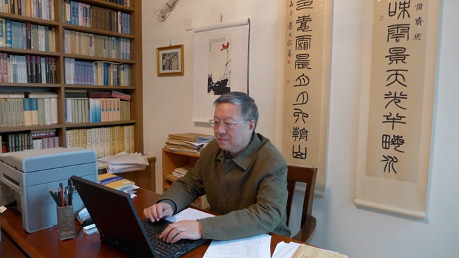 南京大學人文社會科學資深教授莫礪鋒。受訪者供圖
